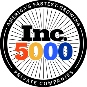 Inc. 5000 Color Medallion Logo